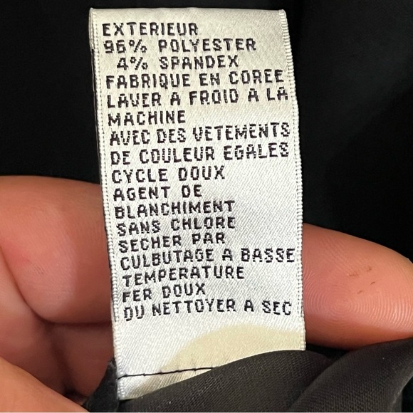 Women’s Talbots Long Sleeve Button Down Shirt In Black Size X - Picture 5 of 9